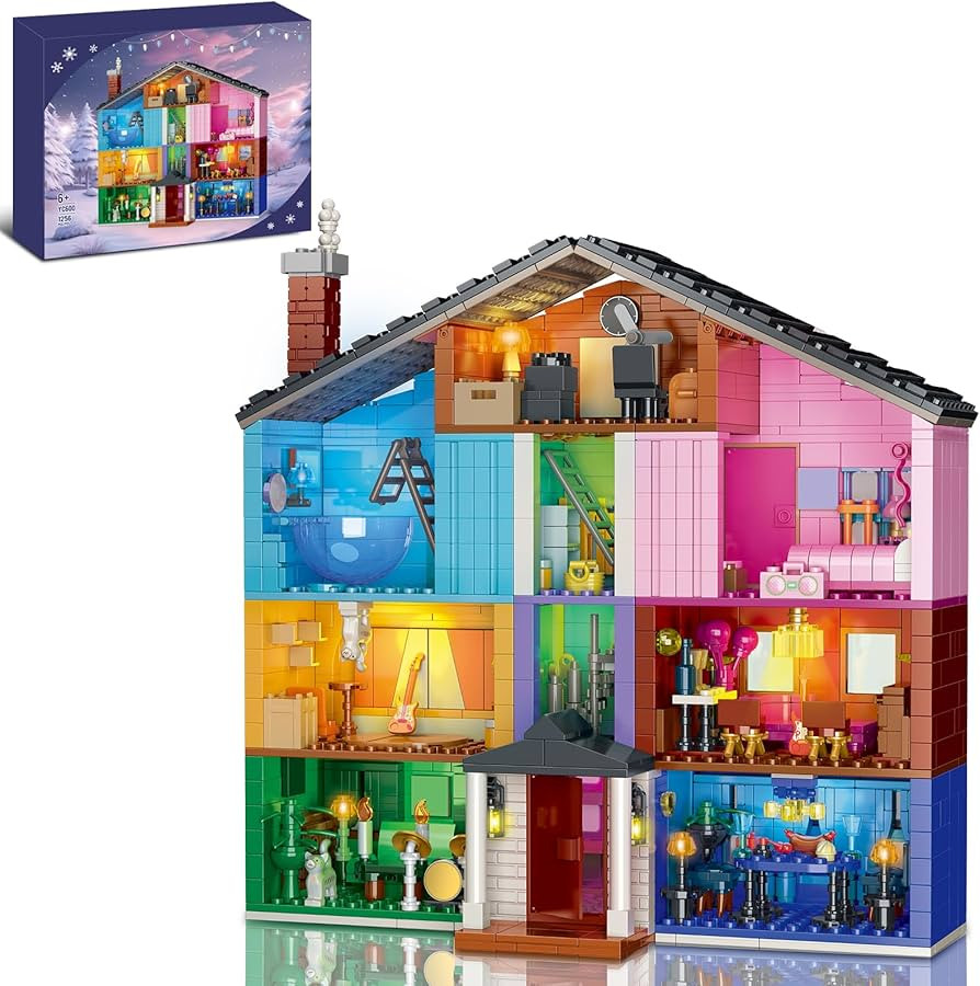 House Building Blocks Toys with Light, Compatible with Lego Set, Architecture Building Model for ... | Amazon (US)