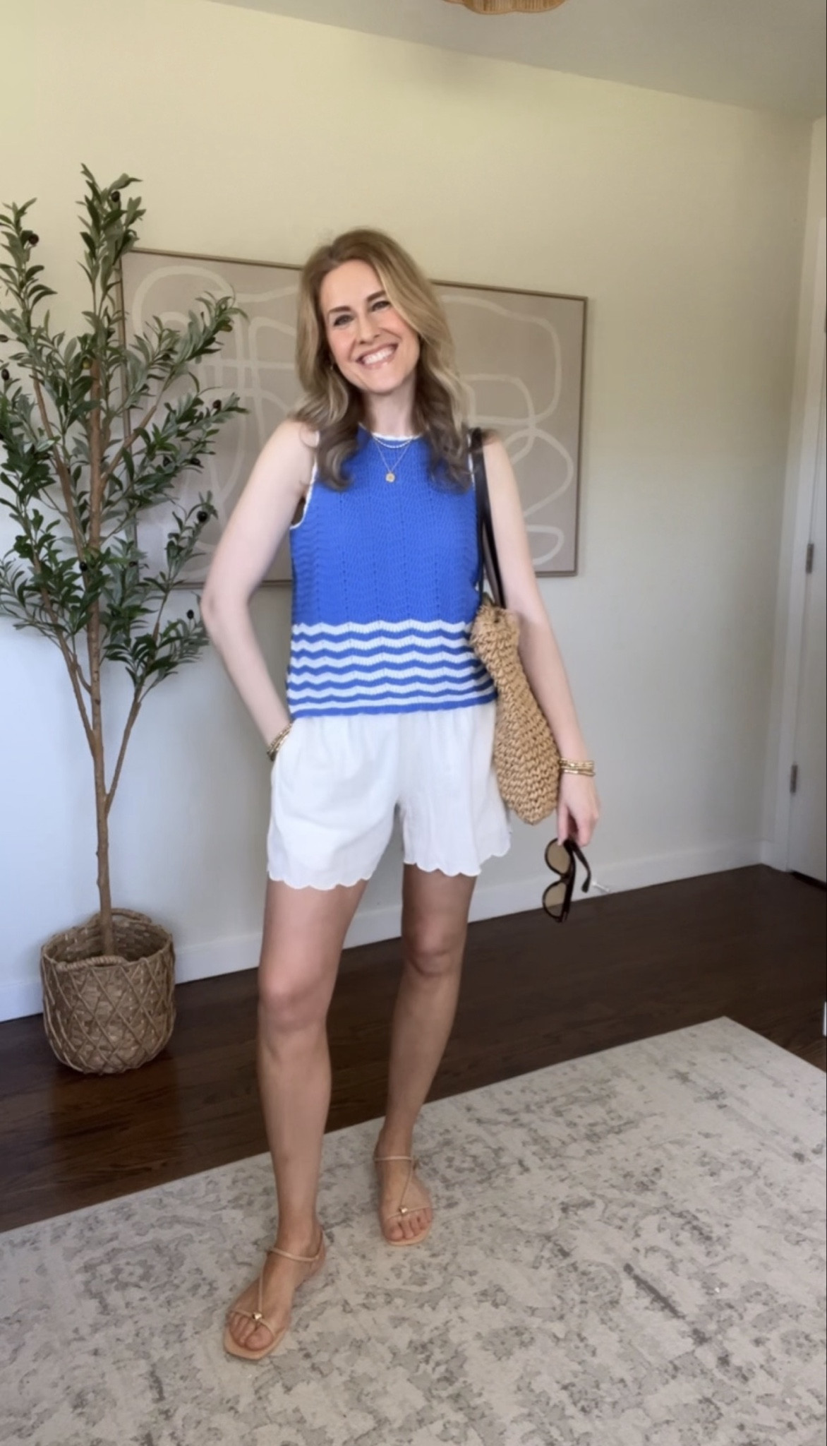 Girls crochet tank tops just $10.98, wish Walmart made these in women’s sizes. I’m in the XL, fits like a women’s small. Six colors! Size medium shorts. #walmartfashion 

#LTKOver40
