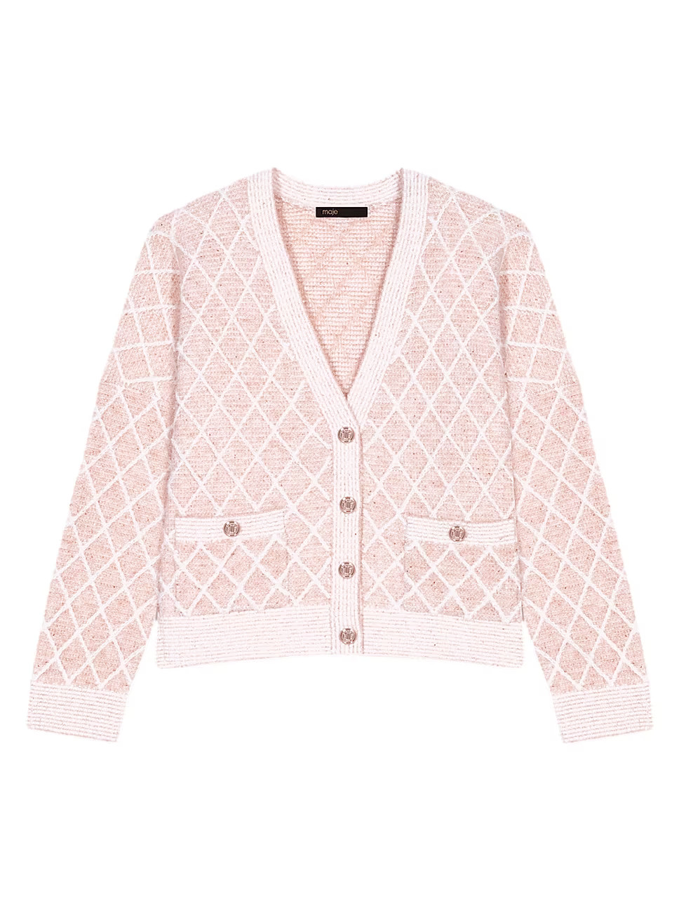 Checked Knit Cardigan | Saks Fifth Avenue