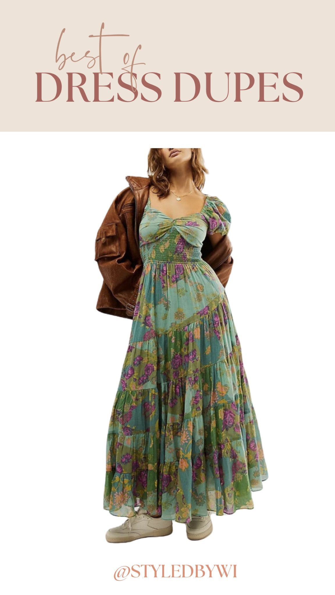 Free People dupe dress for fall 