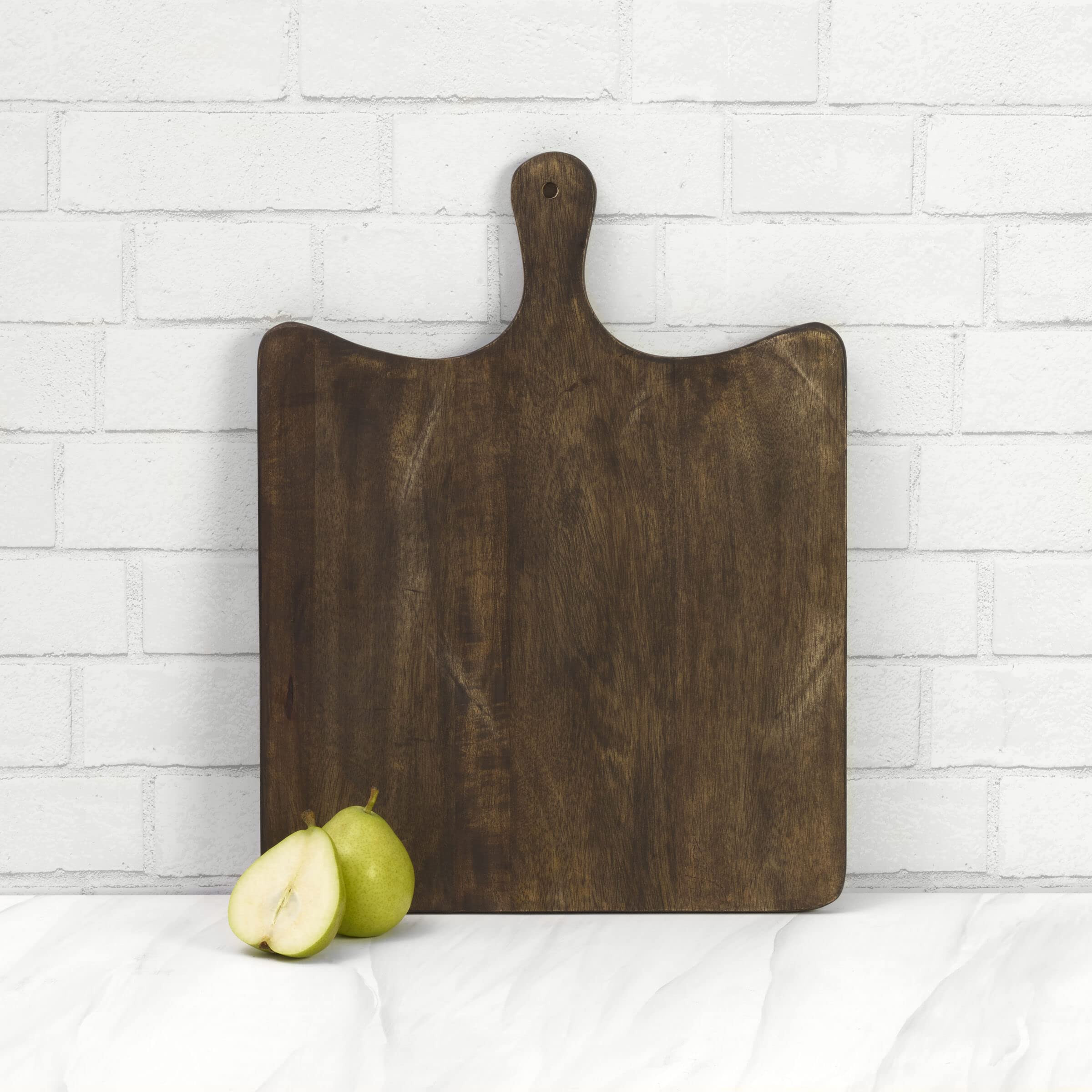 Fitz & Floyd Fitz and Floyd Austin Craft Maryn Mango Wood Paddle Cheese Charcuterie Serving Board, 18-Inch, Espresso | Amazon (US)