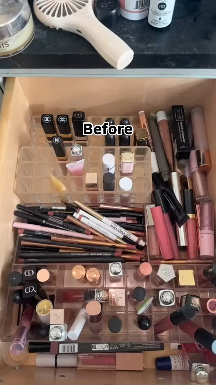 From messy to masterpiece! ✨ Transformed this bathroom vanity drawer into an organized haven for all things lips and oral hygiene—lipsticks, lip pencils, floss, and toothbrush heads now have their perfect spot. 💄🪥 Who’s ready to tackle their vanity next? #BathroomOrganization #KnoxMoms #DeclutterYourSpace #OrganizedLiving #Knoxville

#LTKWatchNow #LTKHome #LTKBeauty