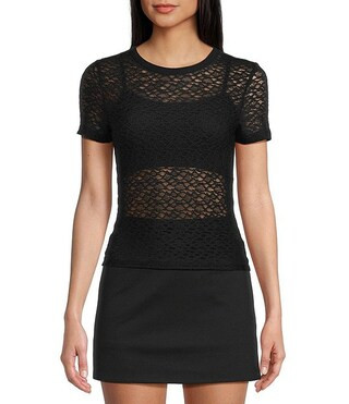 GB Knit Lace Fitted Baby T-Shirt | Dillard's | Dillard's