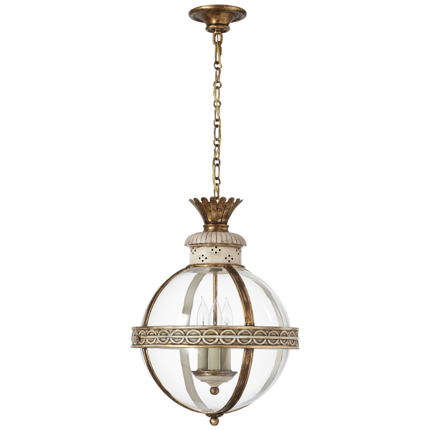 Crown Top Banded Globe Lantern | Visual Comfort