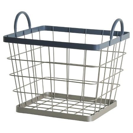 Wire Milk Crate Large Navy - Pillowfort™ | Target