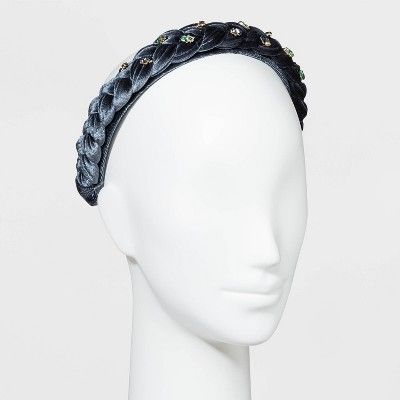SUGARFIX by BaubleBar Gem Embellished Headband - Emerald/Blue/Slate | Target