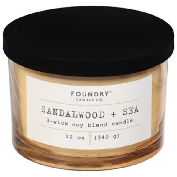 RELAX Candle, Sandalwood + Sea, Soy Blend | Instacart