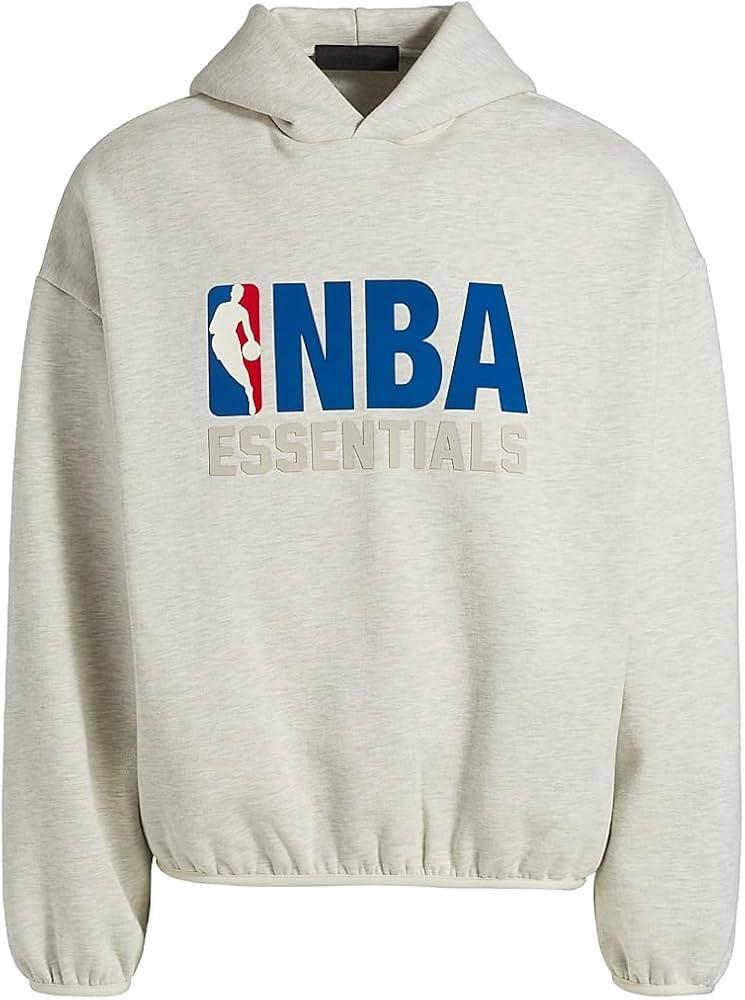 Amazon.com: Fear of God Essentials, NBA Fleece Hoodie, Small, Light Heather : Luxury Stores | Amazon (US)