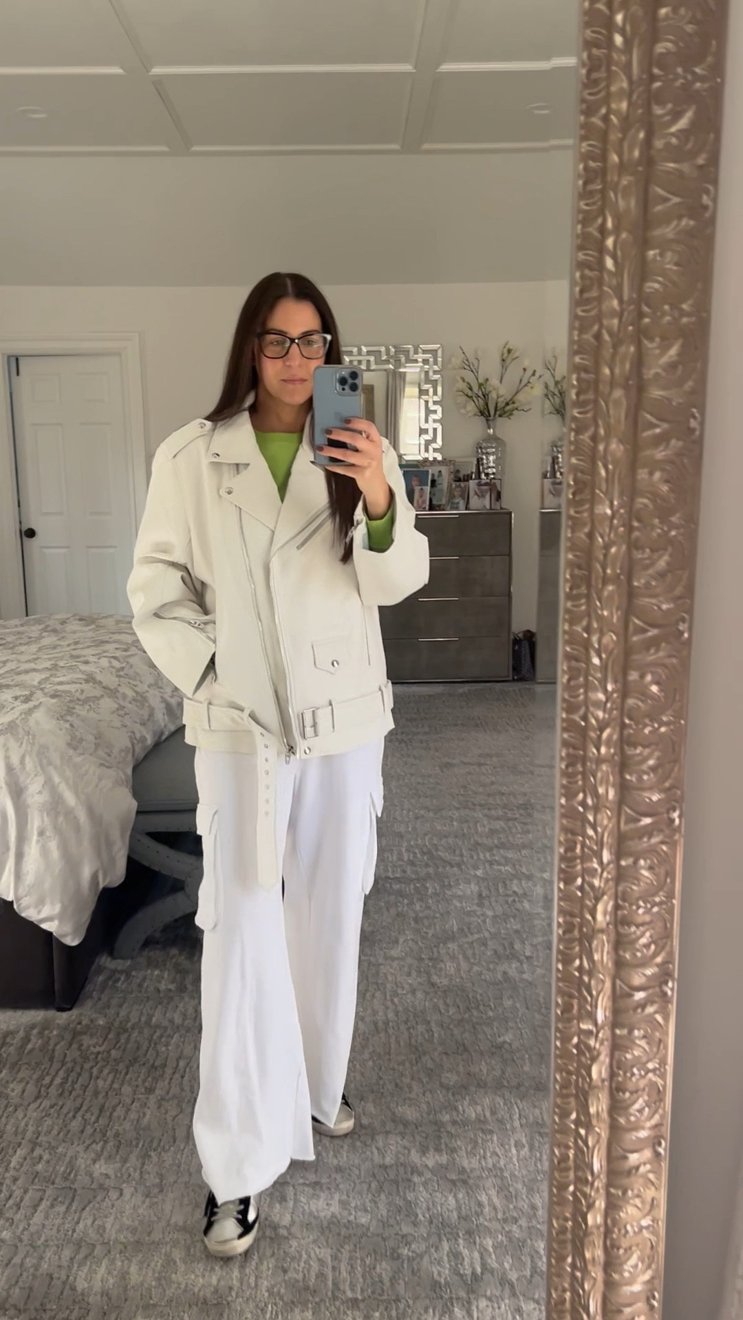 Best faux leather oversized biker jacket ever!!!! Under $150 so good I got in black and white 🖤🤍

#LTKstyletip #LTKFestival #LTKtravel