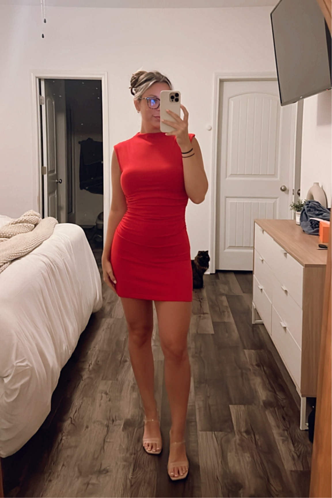 red dress from target