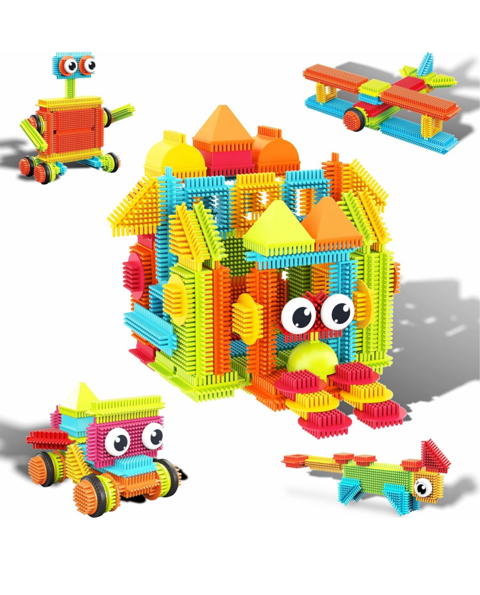 Bristle blocks for building. Comes with a booklet of ideas of things to make. My son has been sitting here for a good 20 minutes making things. 

#LTKFindsUnder50 #LTKKids #LTKFamily