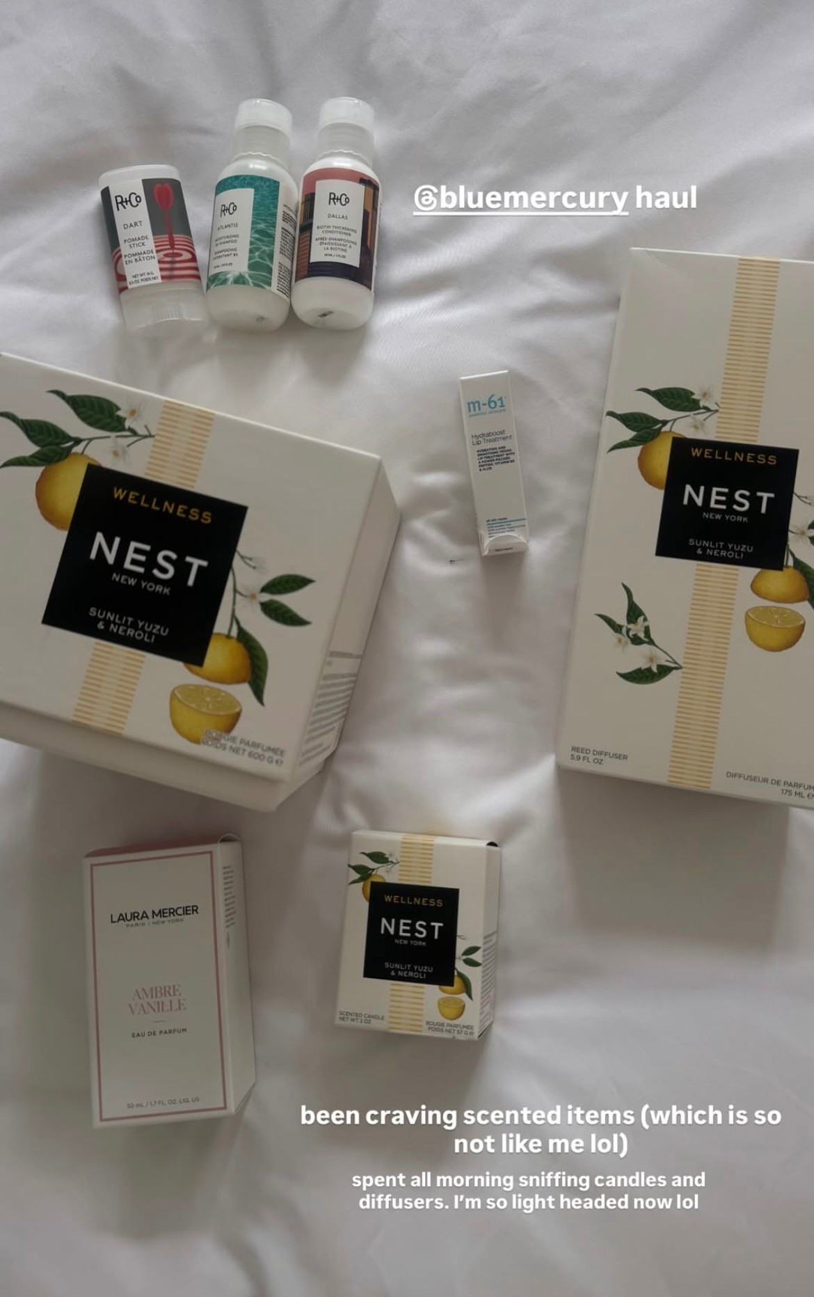 Bluemercury haul! So excited about these scented items, especially the perfume.