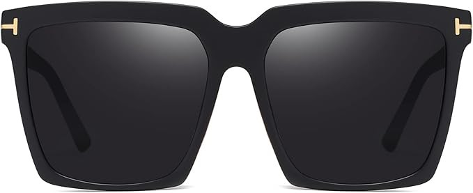 AIEYEZO Oversized Square Sunglasses for Women Men Fashion Big Frame Shades Outdoor Sports Driving... | Amazon (US)