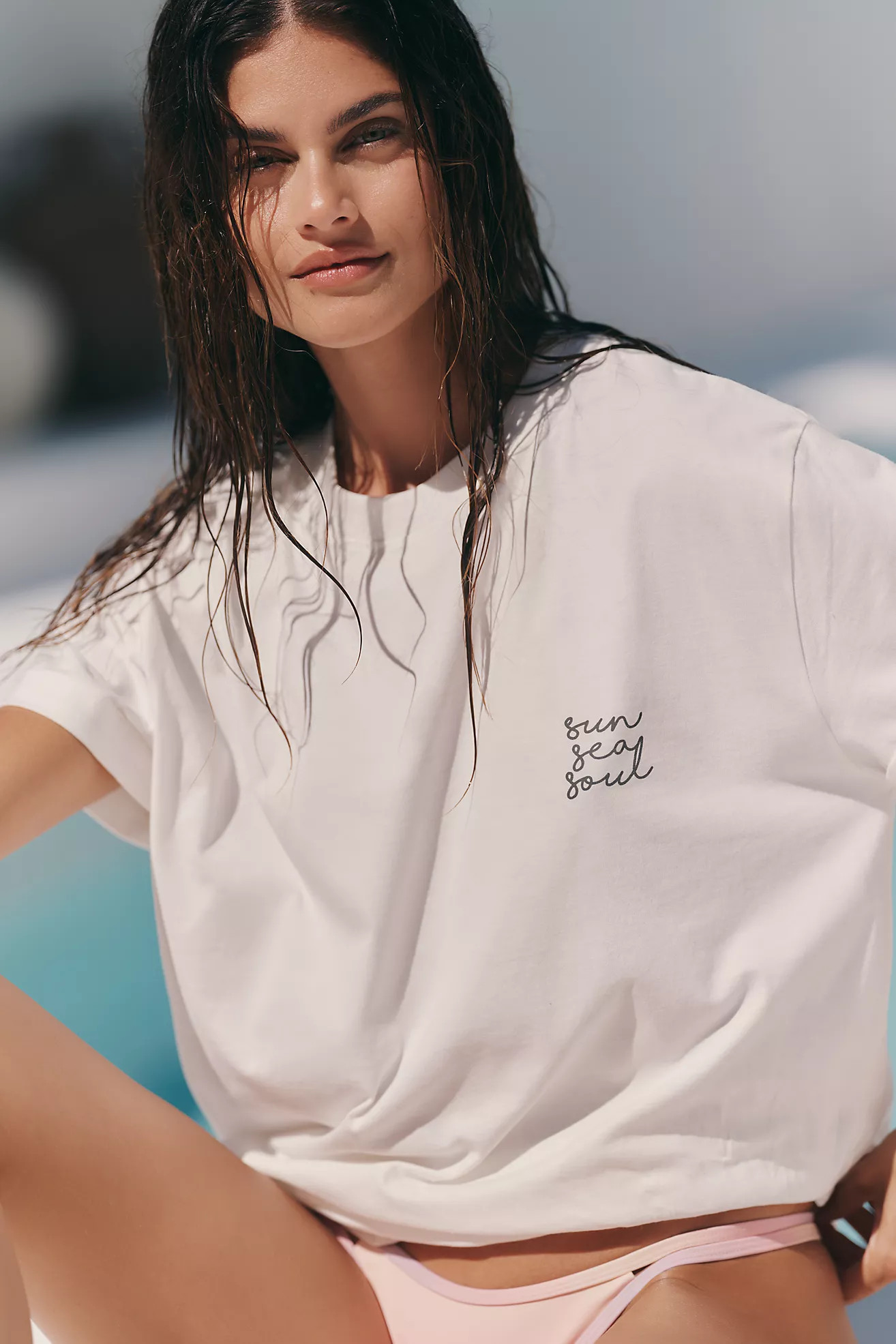 Malai Oversized Cotton Tee | Anthropologie (US)