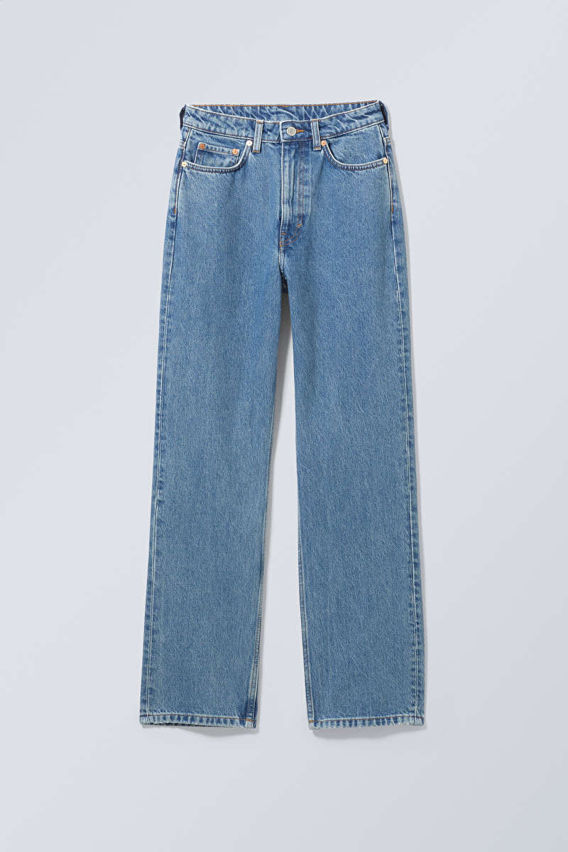 Rowe Extra High Straight Jeans | Weekday