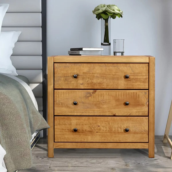Amesfield 3 Drawer Dresser | Wayfair North America