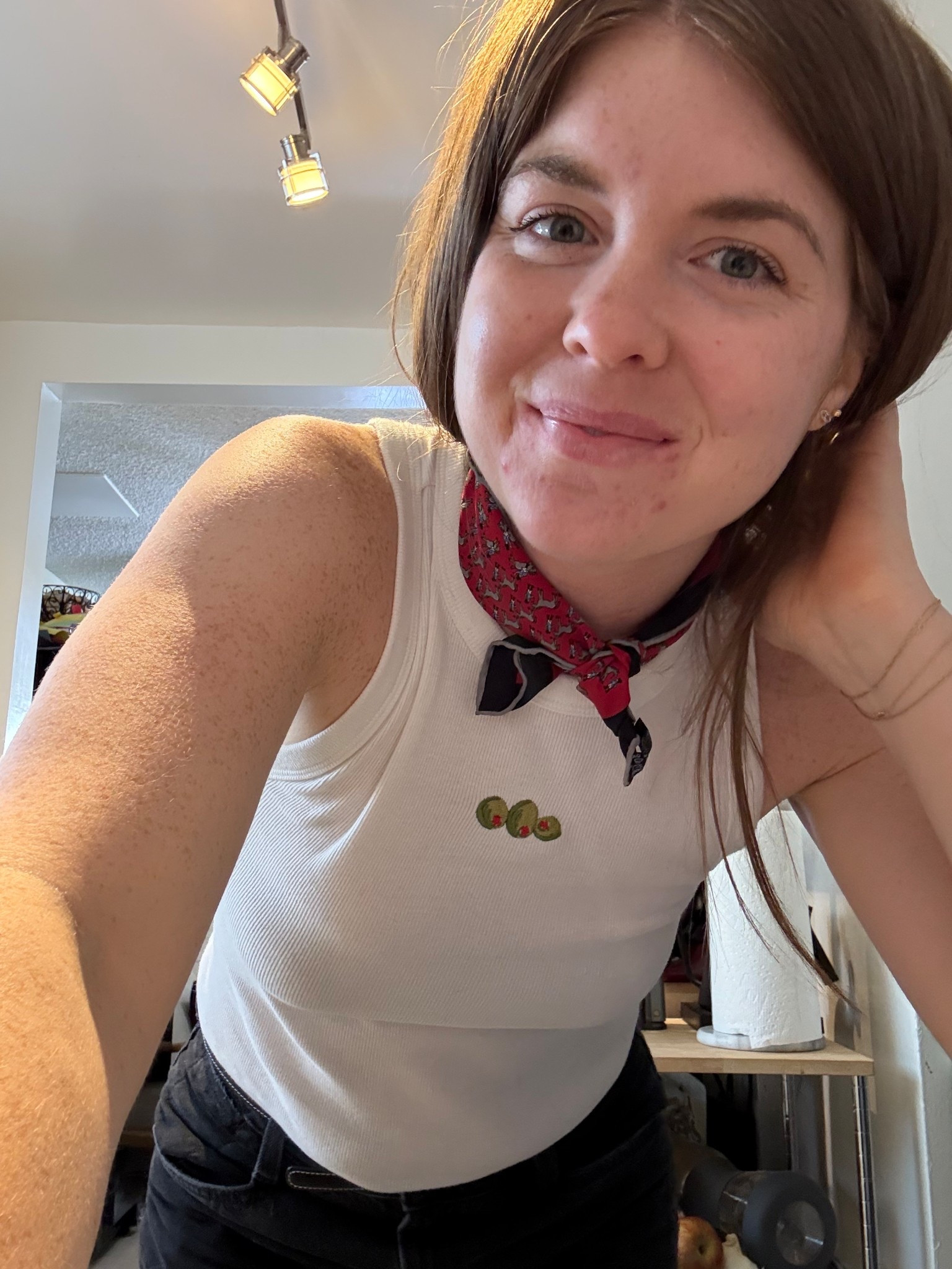 Olive tank $5 - wearing a M

#LTKFindsUnder50