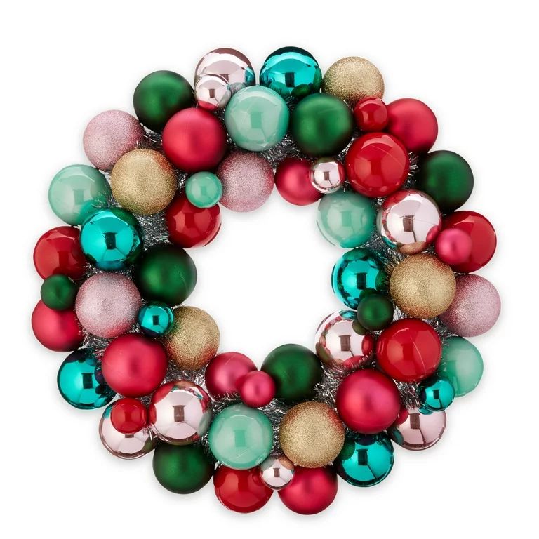 Packed Party ShatterSproof Christmas Wreath, 20 Inch - Walmart.com | Walmart (US)