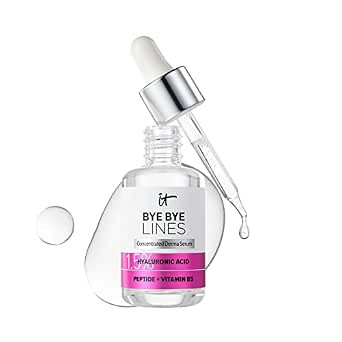 IT Cosmetics Bye Bye Lines 1.5% Hyaluronic Acid Serum - Visibly Plumps Skin & Smooths Fine Lines ... | Amazon (US)
