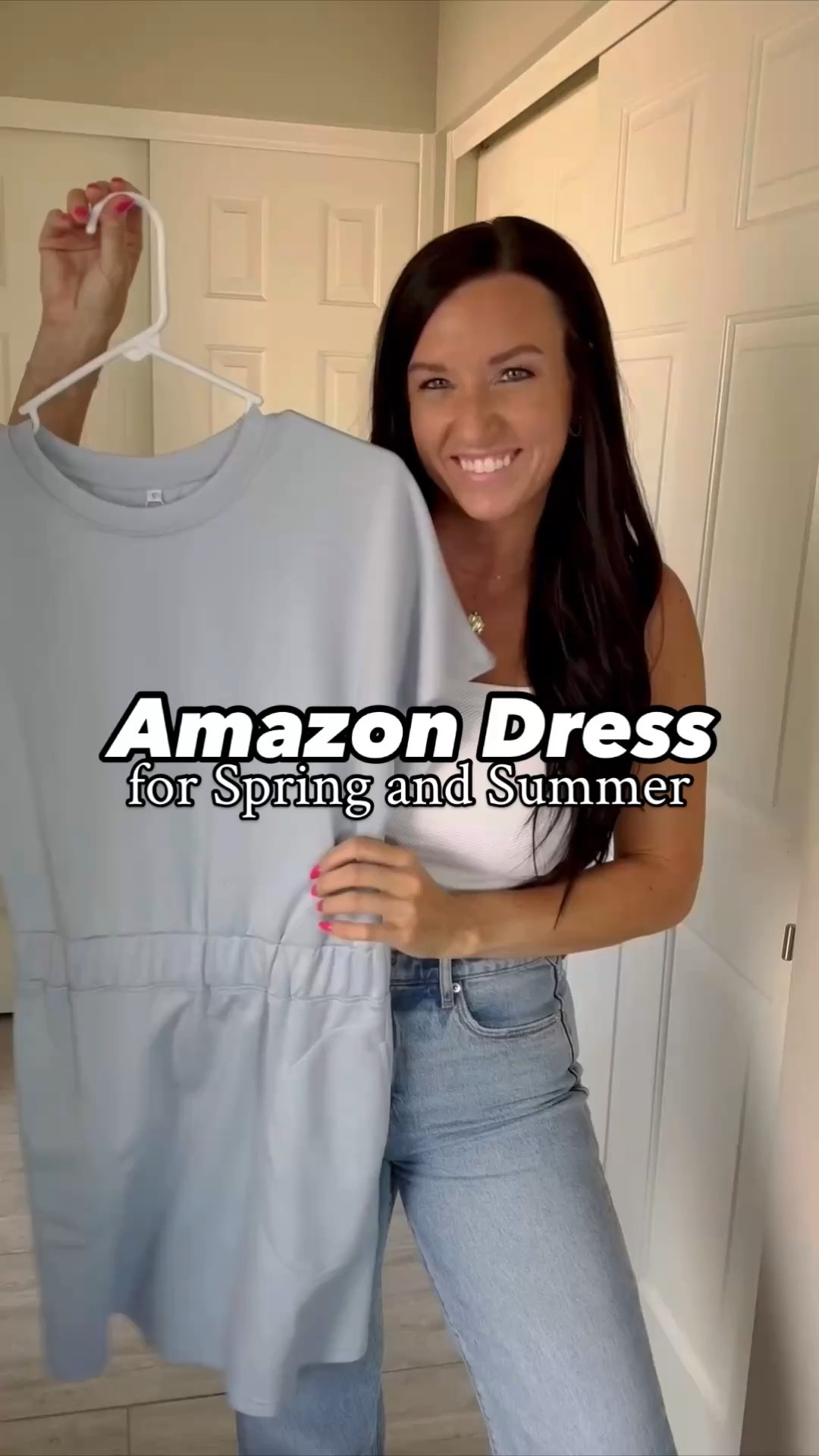 $30 Amazon dress for spring and summer! ☀️ 

Size and outfit info: (I’m 5’5” and usually wear a size 4/27 and S for reference.)
I’m in my normal size S. It’s on prime deal for $30 right now! This dress is a thick scuba material which makes it flattering to wear dressed up or casual. It comes in 12 colors for you to pick your favorite to match your style! Wear it with your favorite sandals, wedges, loafers, or sneakers. This dress will go with you for a day of errands, an athleisure event, vacation, sight seeing, and more!


@amazon @amazonfashion #amazonfashionfinds #amazonprime #founditonamazon #trending #over40style #over40fashion #teacherstyle #outfitinspo #momstyle #ltkfindsunder50 #ltksalesalert #fashionreel #outfitoftheday #dress #springdress #summerdress #athleisurewear 