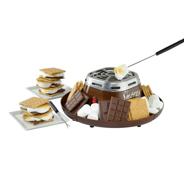 Nostalgia SMM200 Indoor Electric Stainless Steel S'mores Maker | Walmart (US)
