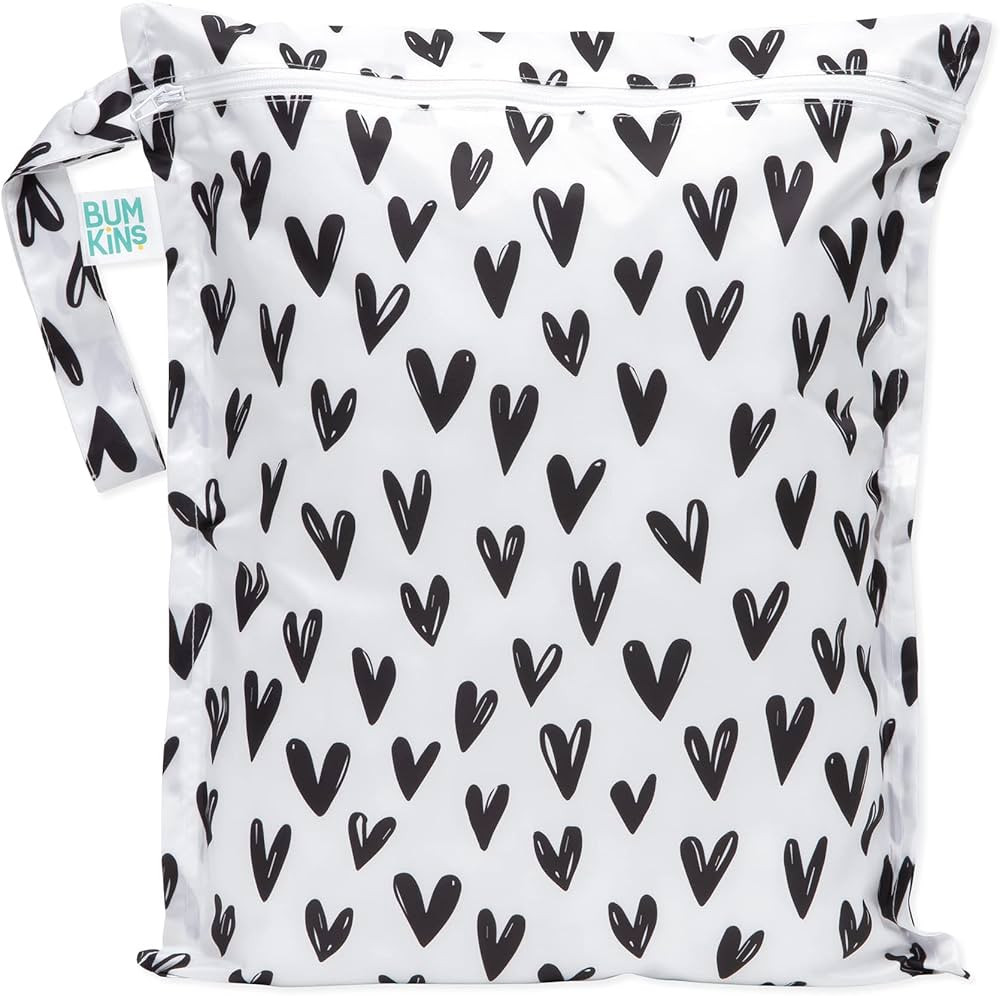 Bumkins Waterproof Wet Bag, Washable, Reusable for Travel, Beach, Pool, Stroller, Diapers, Dirty ... | Amazon (US)