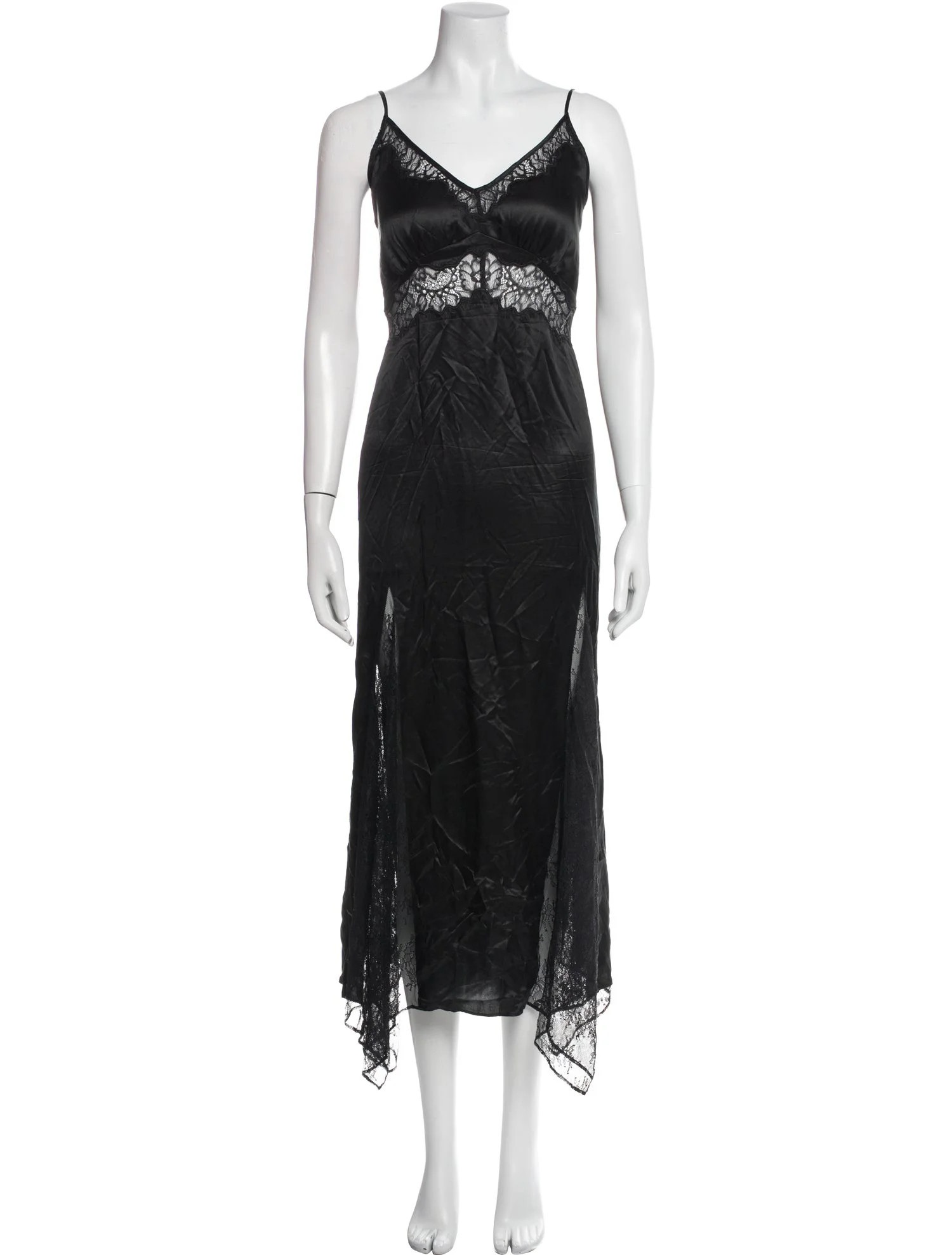 V-Neck Long Dress | The RealReal