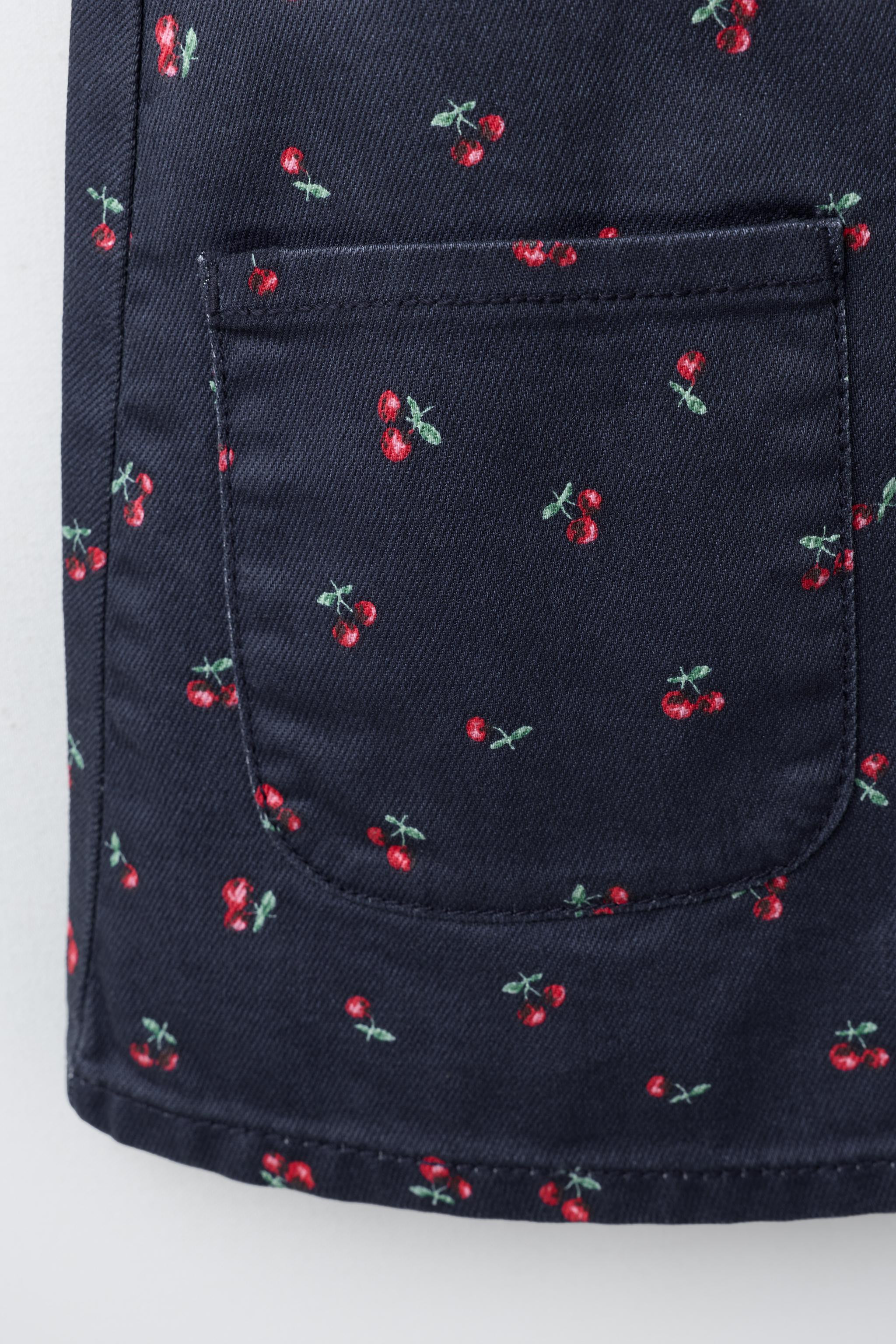 CHERRY TWILL PINAFORE DRESS | Zara US