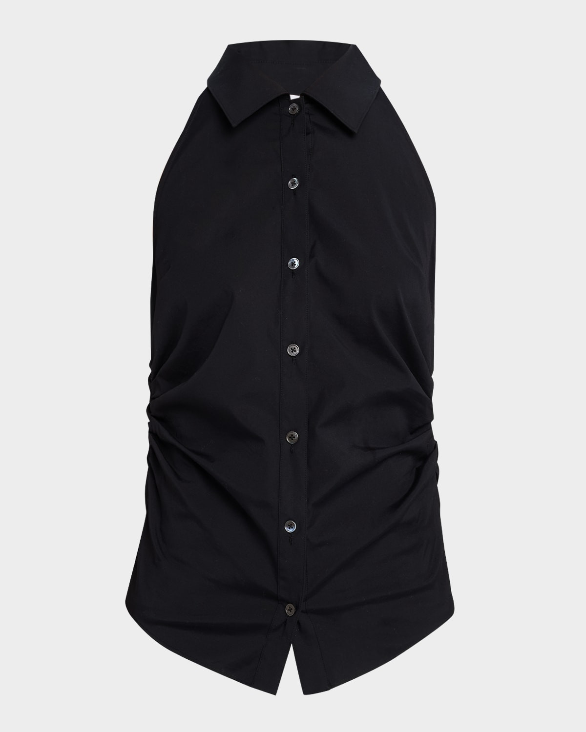 Regina Sleeveless Button-Front Shirt | Neiman Marcus