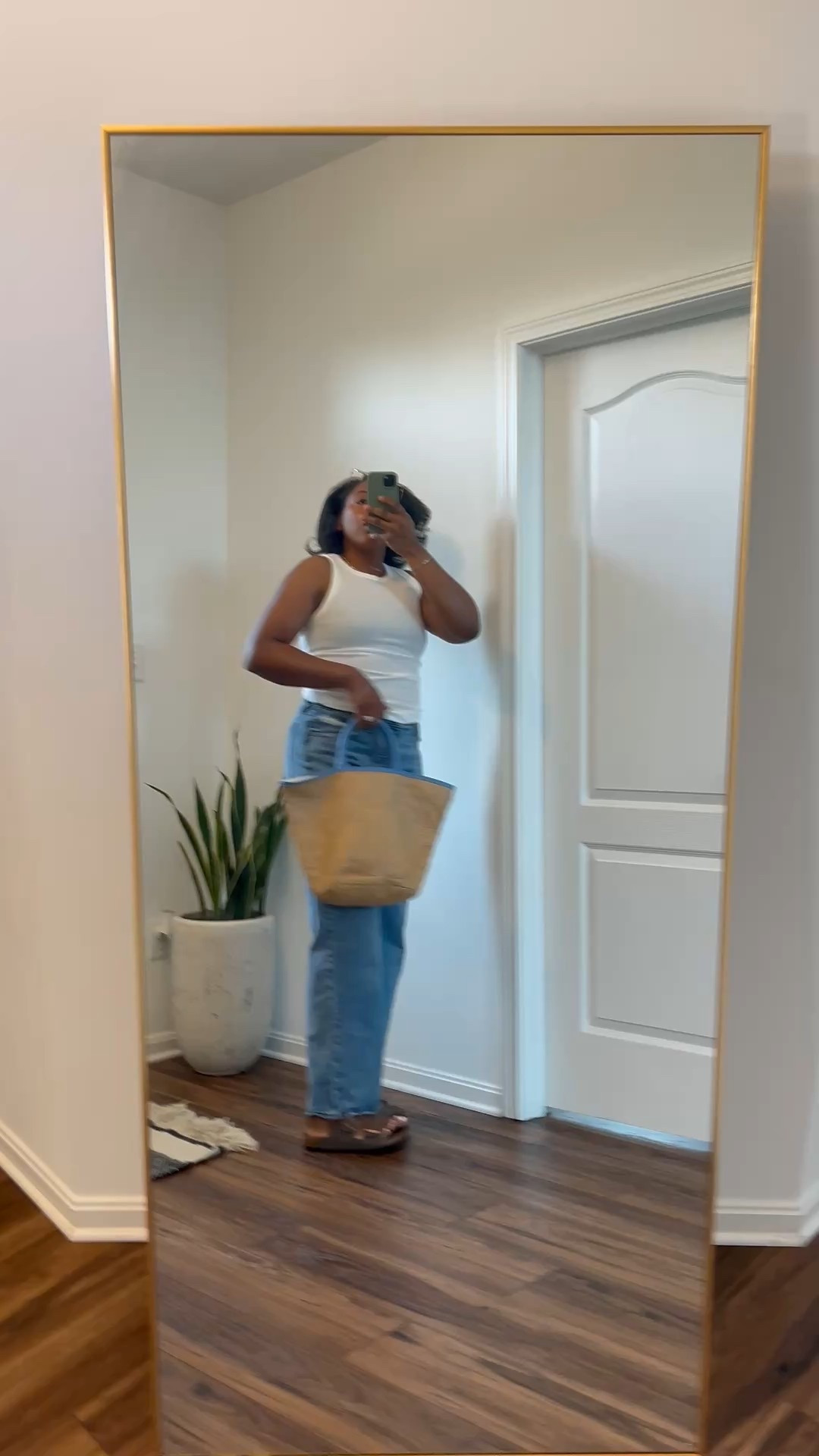 Mom uniform. Today’s farmer’s market fit. Jeans are so good, target with an Abercrombie feel, I sized up to a 10 for a lose fit. Tank also linked and birks. 

#LTKFindsUnder50 #LTKTravel #LTKautumn