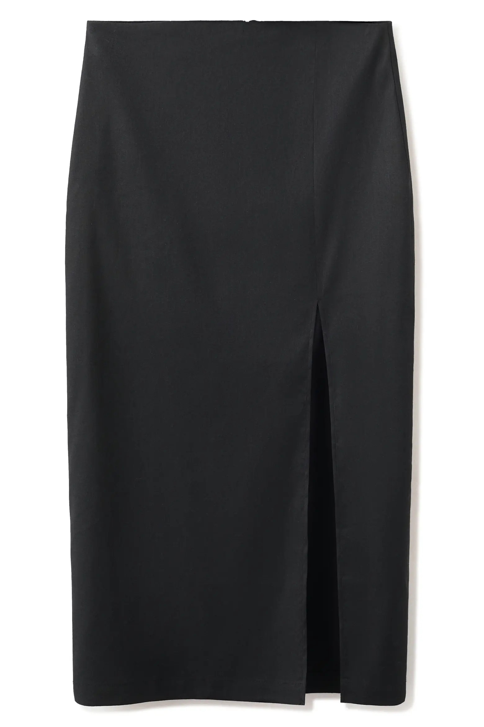 Stretch Linen & Cotton Blend Midi Skirt (Women) | Nordstrom | Nordstrom