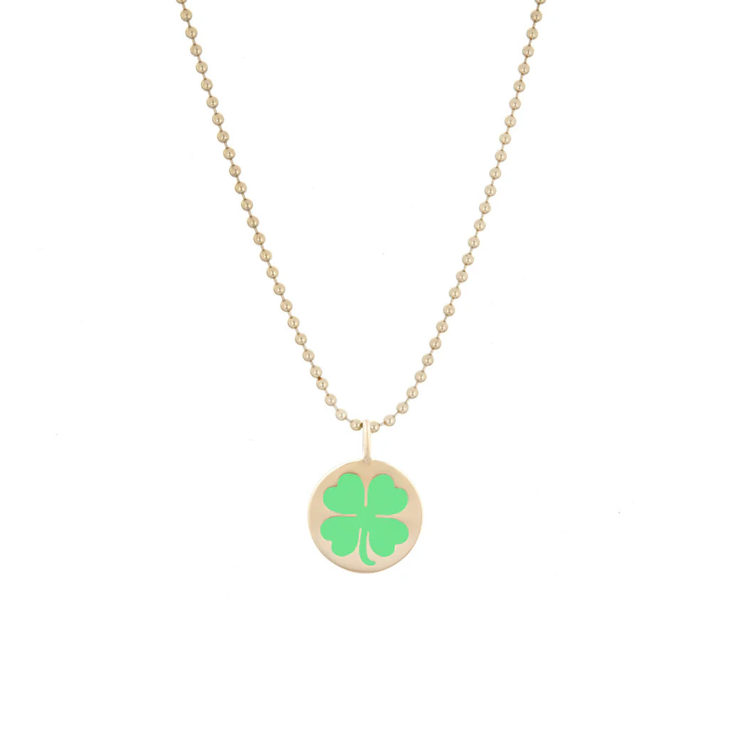 Enamel Talisman Clover Pendant | Ariel Gordon Jewelry