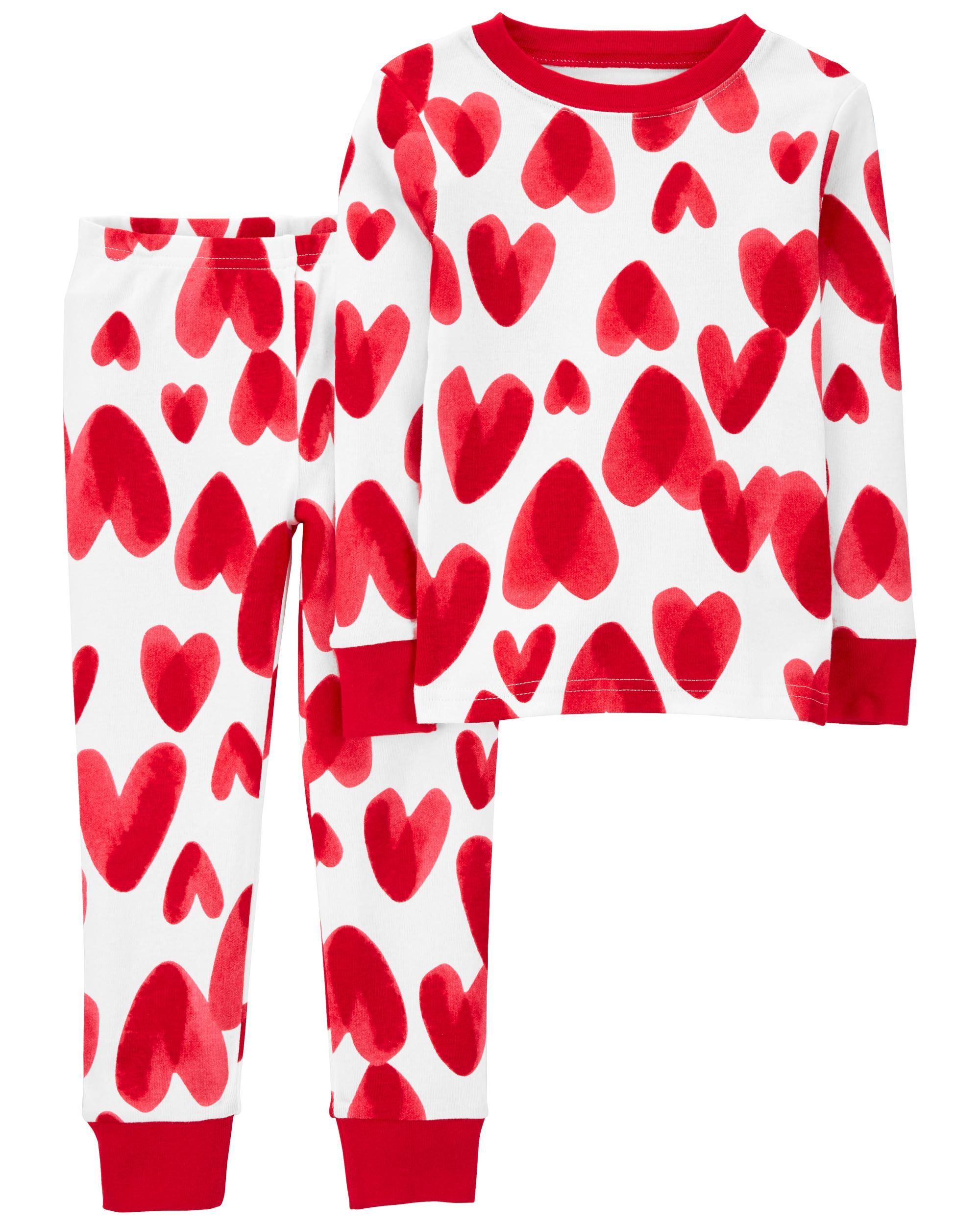 2-Piece Valentine's Day Heart 100% Snug Fit Cotton PJs | Carter's