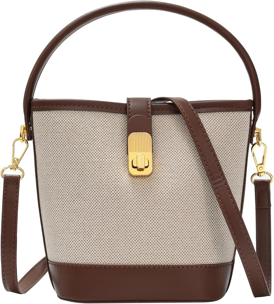 YDSIII Crossbody Handbag Small Bucket Bag for Women Summer Simplicity | Amazon (US)