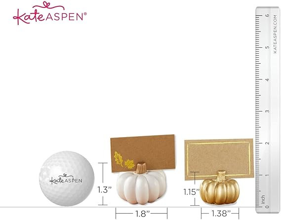 Kate Aspen 36PCS Place Card Holders (Place Cards Included), Table Number Holder for Weddings, Whi... | Amazon (US)