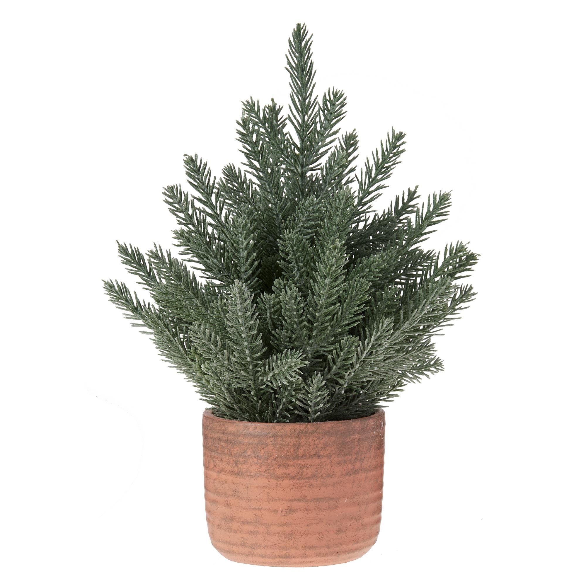 Holiday Time Mini Pine Tree in Round Pot Table Top Decoration, 16" - Walmart.com | Walmart (US)