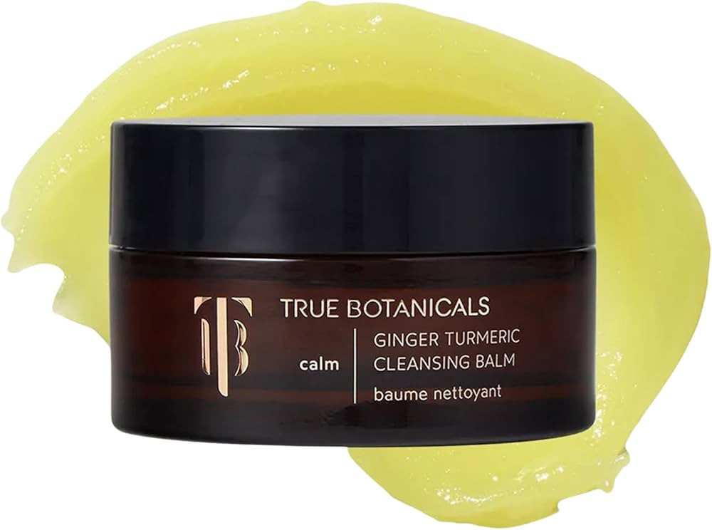 True Botanicals Ginger Turmeric Cleansing Balm | Natural Hydrating Facial Cleanser + Makeup Remov... | Amazon (US)