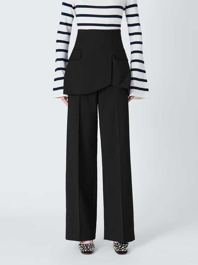 John Lewis x A.W.A.K.E. MODEBasque Trouser, Black | John Lewis (UK)