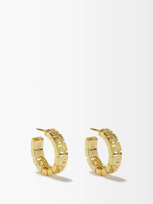 Versace - Greca Hoop Earrings - Womens - Gold | Matches (US)