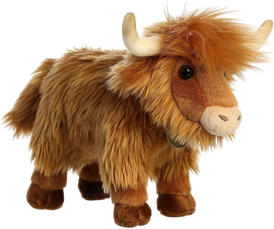 Aurora® Realistic Miyoni® Highland Cattle Stuffed Animal - Lifelike Detail - Cherished Companio... | Amazon (US)