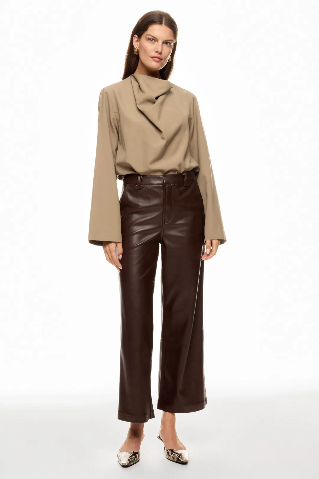 Draped Wool Top | Rent the Runway