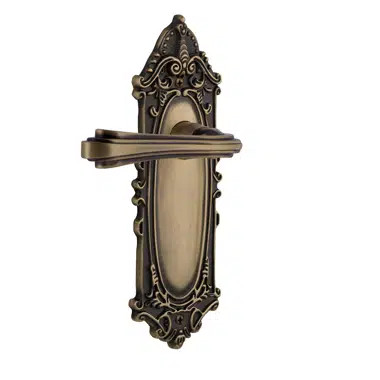 Victorian Plate Passage (Hall & Closet) with Fleur Lever | Perigold