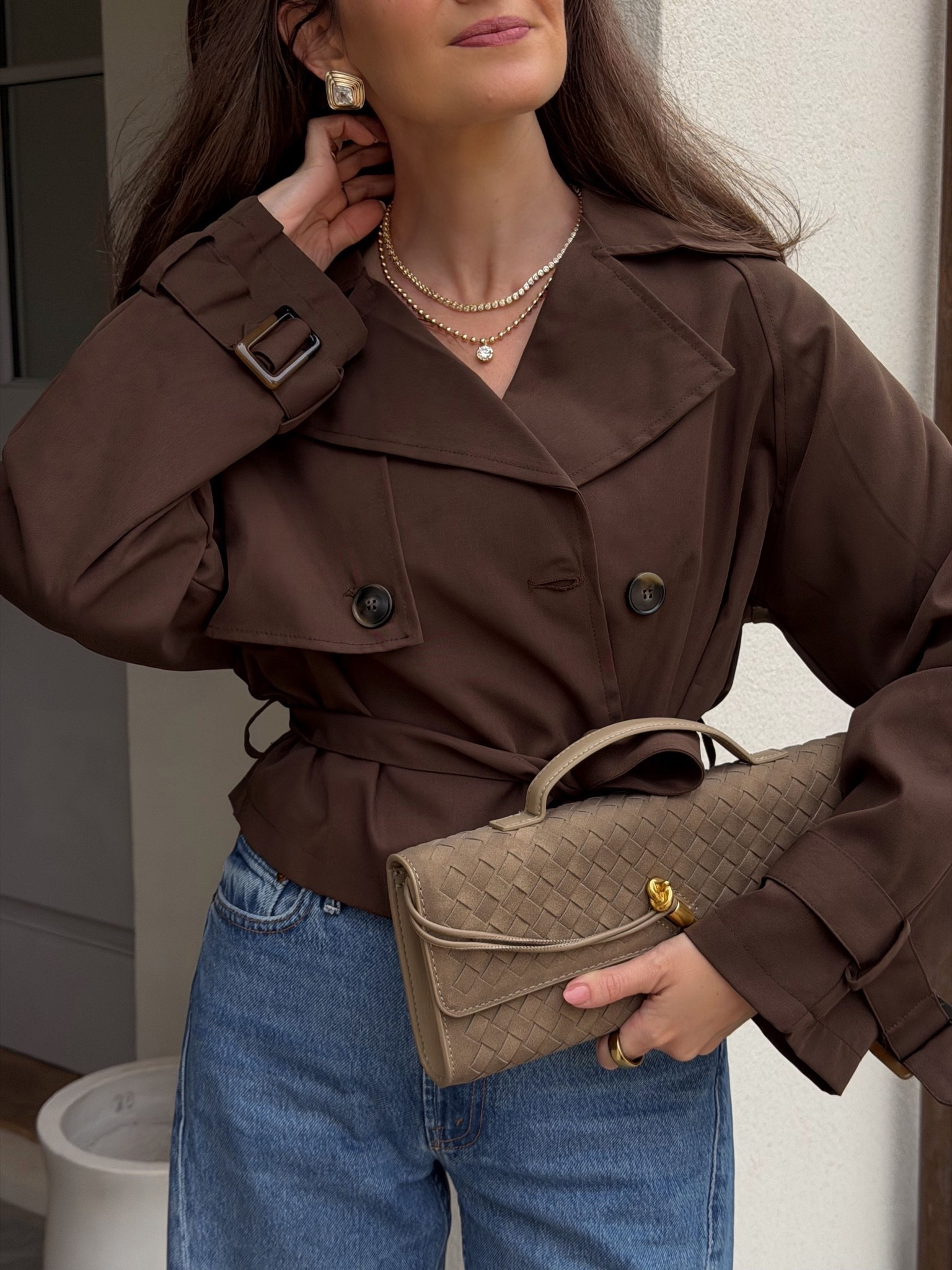 Perfect fall trench 🤎

#LTKootd #LTKmomlife #LTKSeasonal