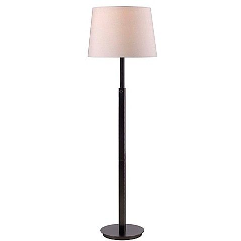 Crane Floor Lamp in Oil Rubbed Bronze with Hardback Shade | Bed Bath & Beyond