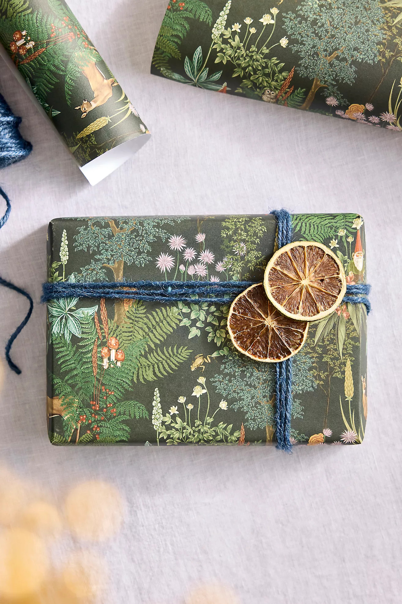 Gnome Woodland Gift Wrap, Set of 3 Sheets | Anthropologie (US)
