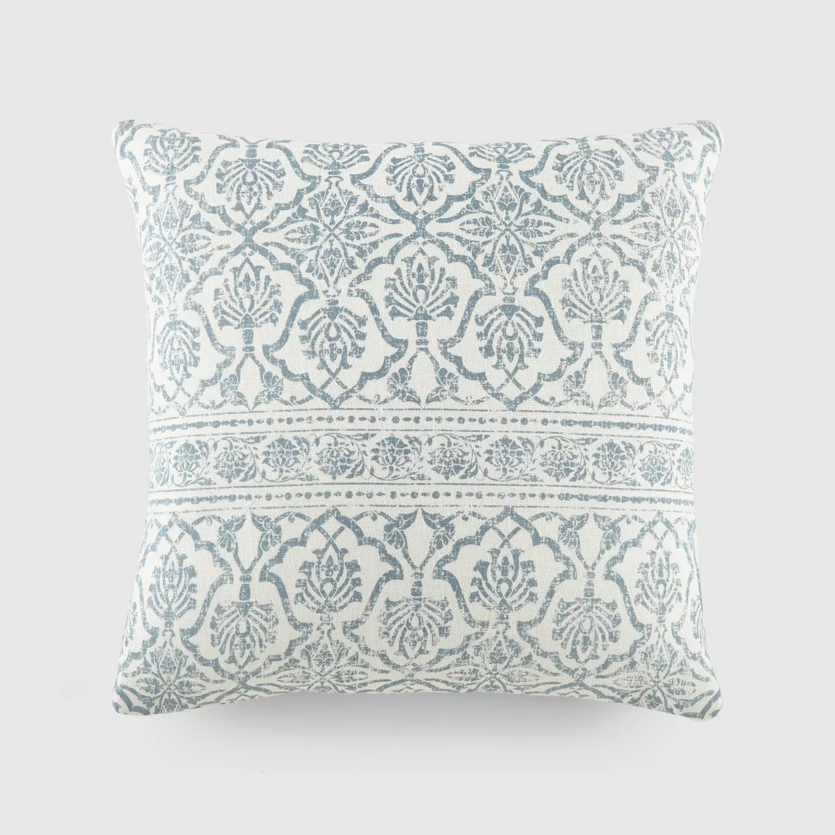 Antique Floral Pattern Cotton Throw Pillow Cover With Pillow Insert Set - Becky Cameron | Target