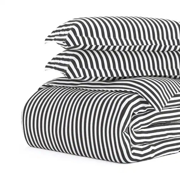 Becky Cameron Ribbon 3-piece Duvet Cover Set - Twin | Bed Bath & Beyond