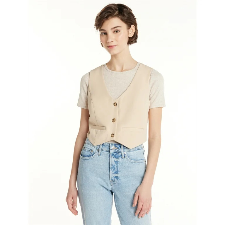 Madden NYC Women's Suiting Vest, Sizes XS-XXXL | Walmart (US)