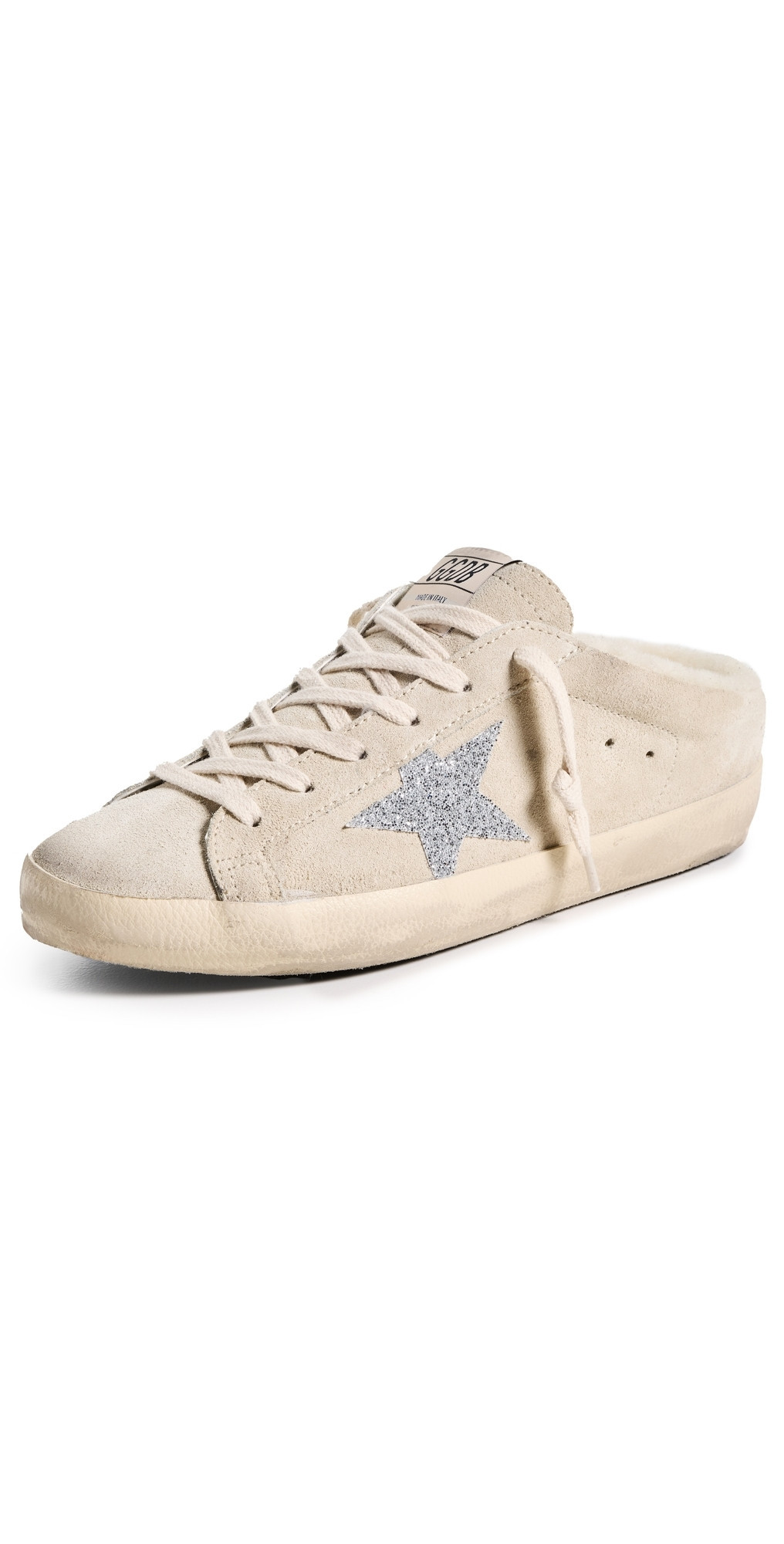 Golden Goose Super Star Sabot Crystal Star Sneakers White/Crystal 40 | Shopbop