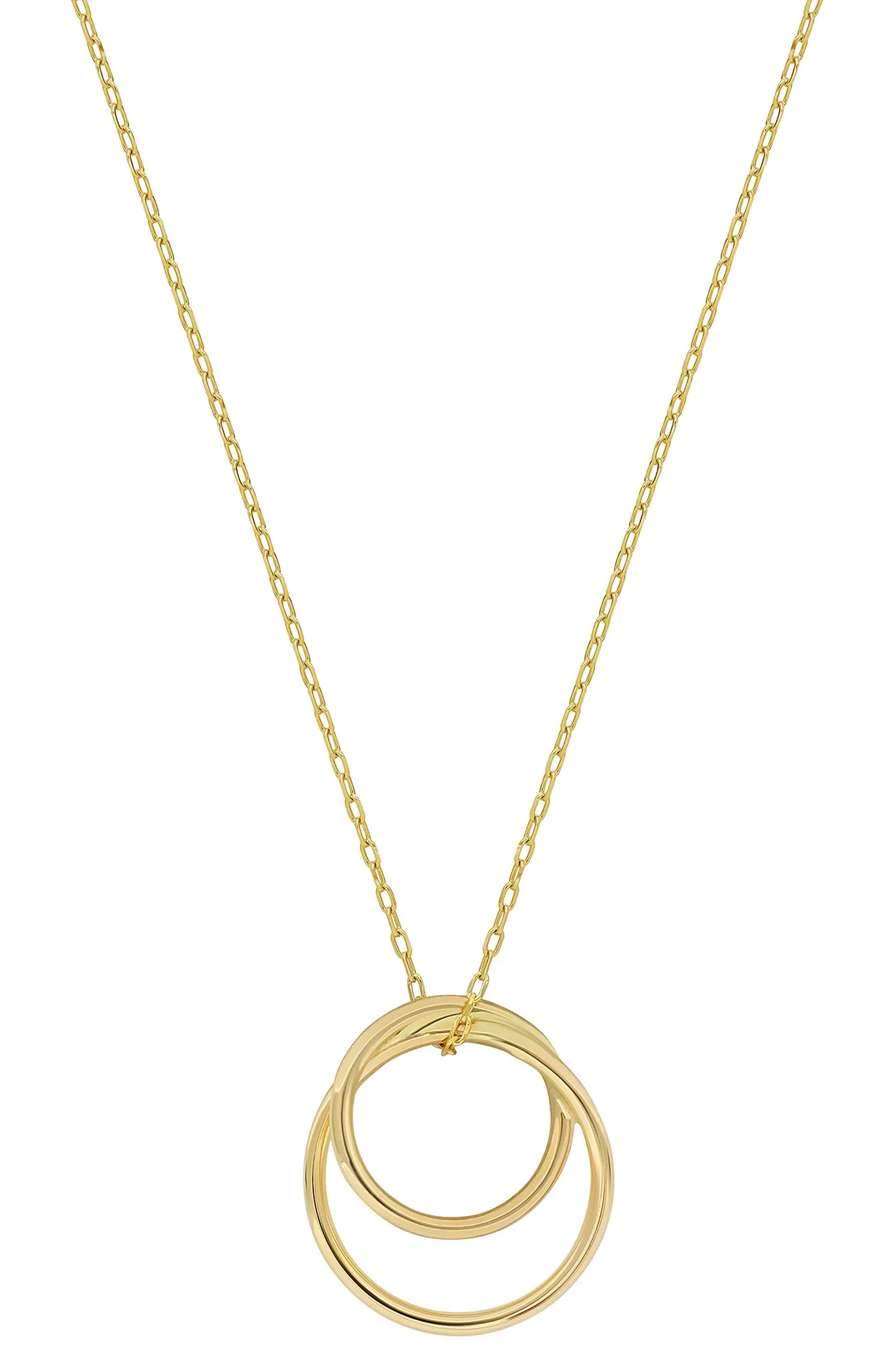 Bony Levy 14K Gold Double Open Pendant Necklace | Nordstrom | Nordstrom